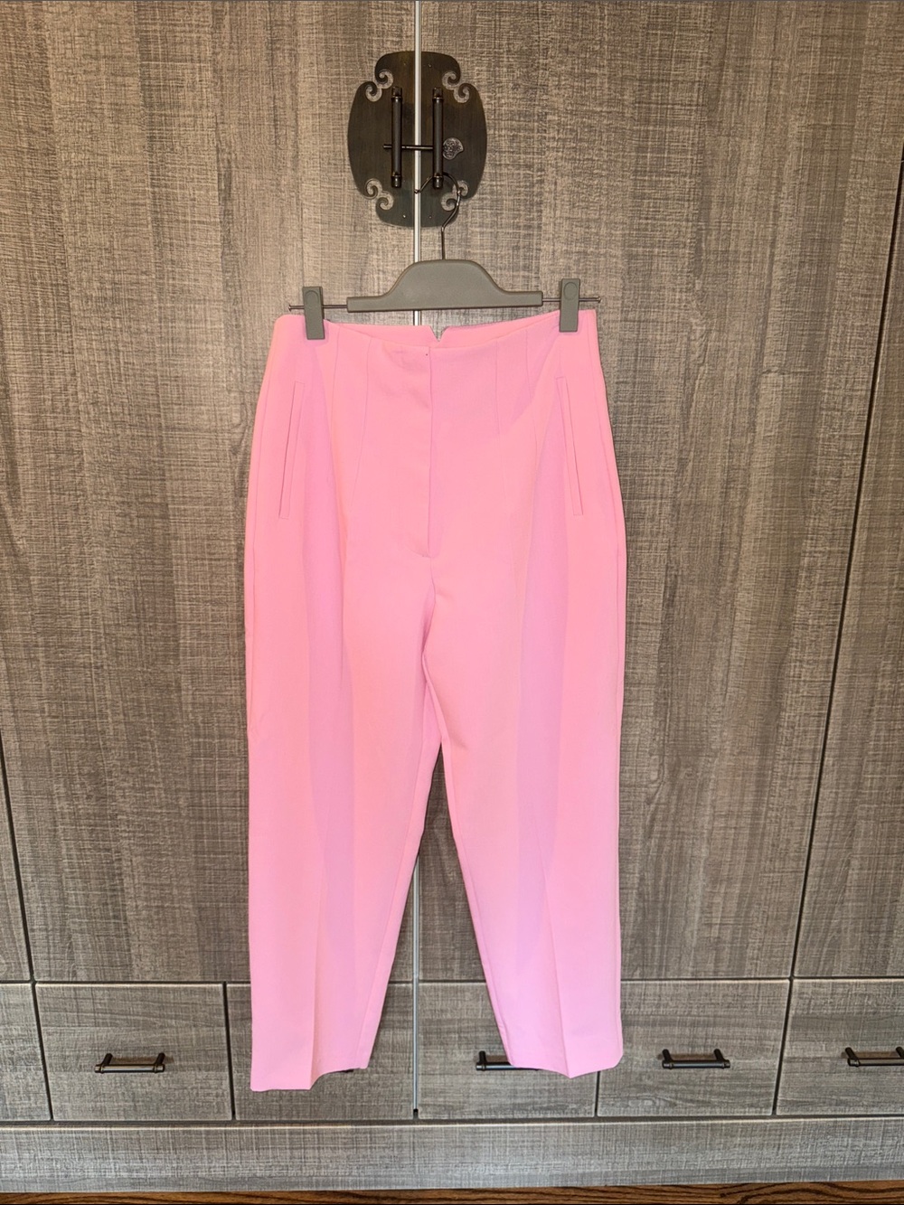 Zara High Waist Pink Trousers